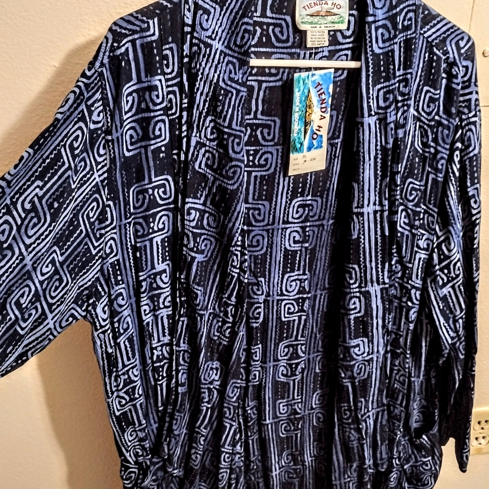 Brand New with tags, handmade high end, long overtop/jacket